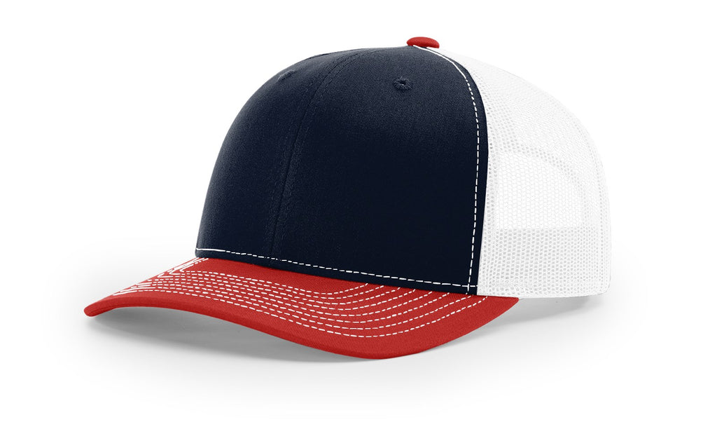 Richardson 112 Trucker Hat Tri Colors