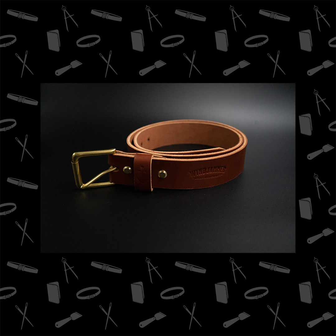 Chestnut Leather Belt | Wicket & Craig English Bridle