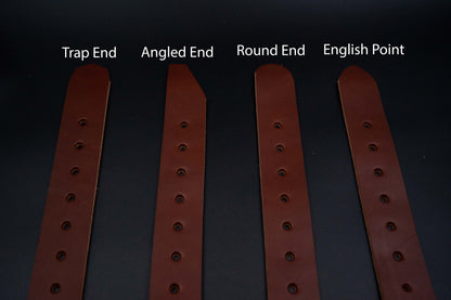 Belt end for custom belt